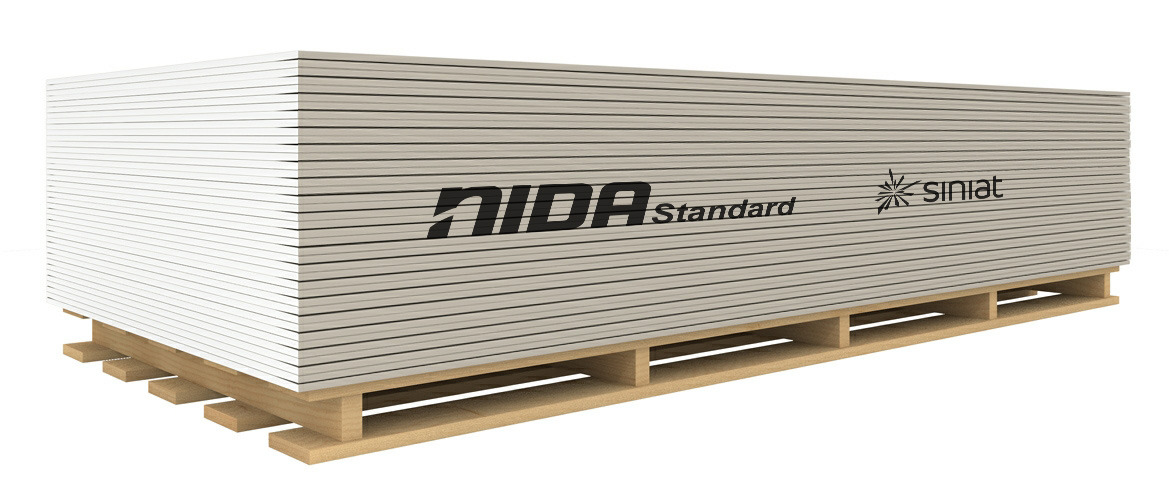 Placa gips-carton NIDA standard 12.5x1200x2600mm