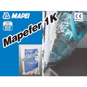 Mortar pentru protectia anticoroziva a armaturilor de fier la structurile din beton Mapei 5 kg/bucata Mapefer 1K